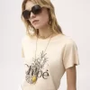 Camiseta de algodón con logo para bebé Camiseta de algodón con logo para bebé