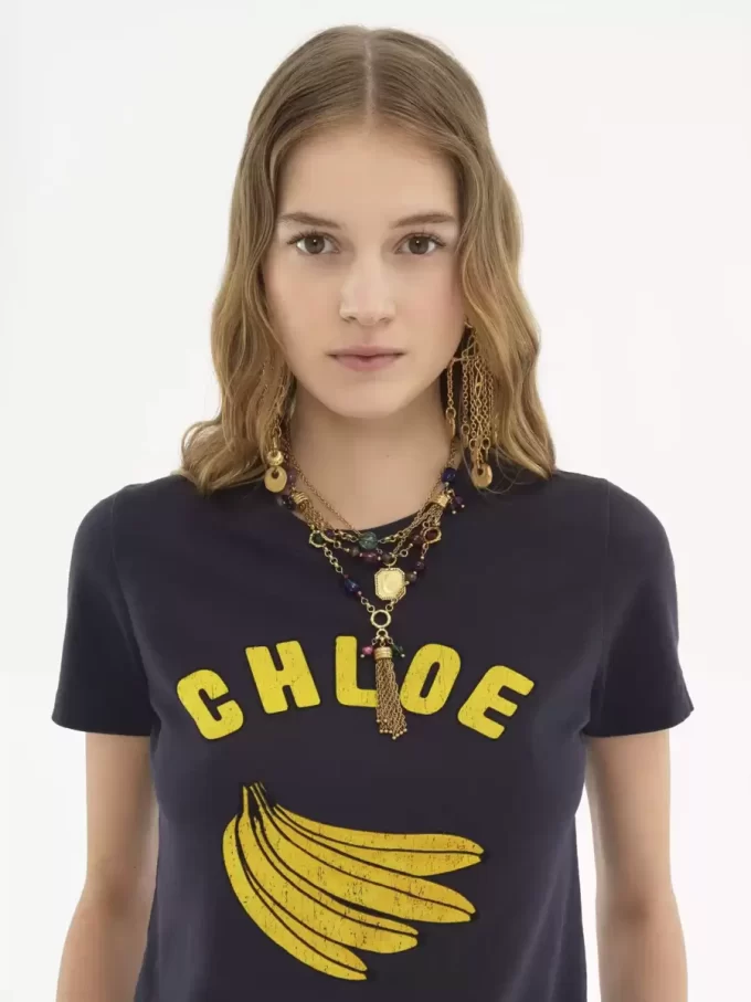 Camiseta de algodón con logo para bebé Camiseta de algodón con logo para bebé