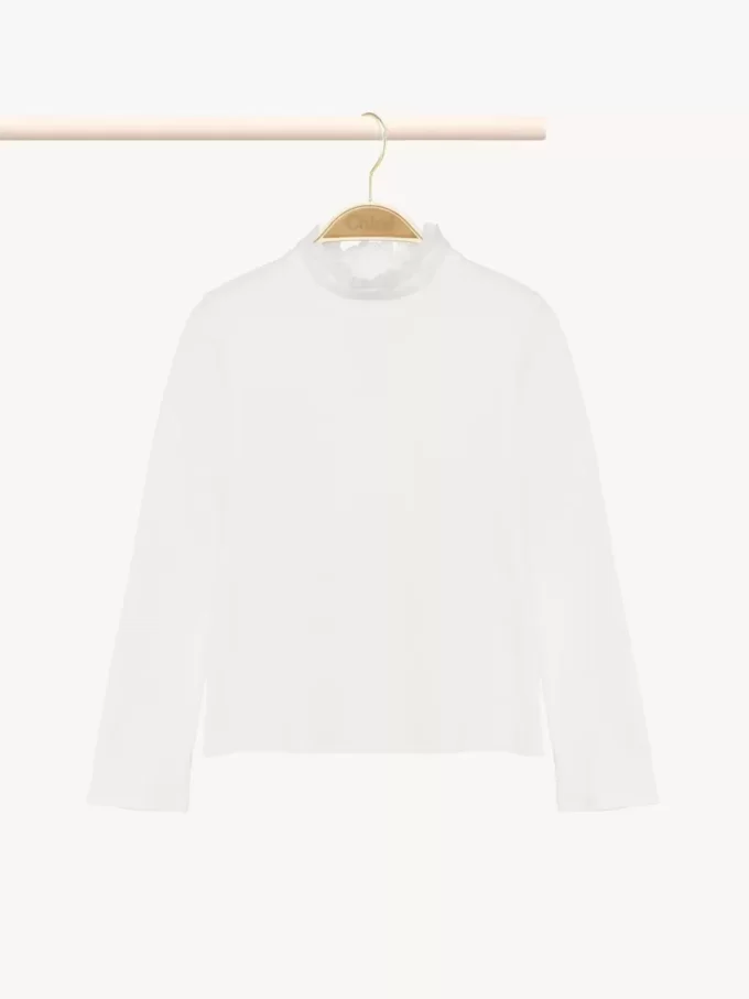 Camiseta de cuello alto para niños