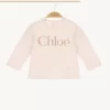 Camiseta de manga larga con logotipo para niños