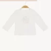 Camiseta de manga larga con logotipo para niños