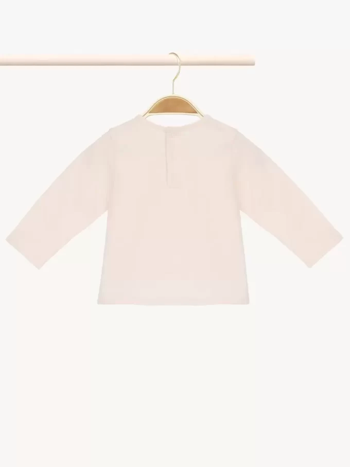 Camiseta de manga larga con logotipo para niños