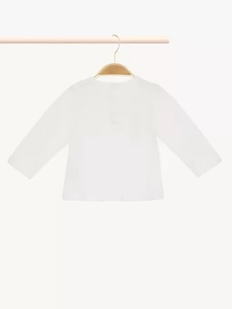 Camiseta de manga larga con logotipo para niños