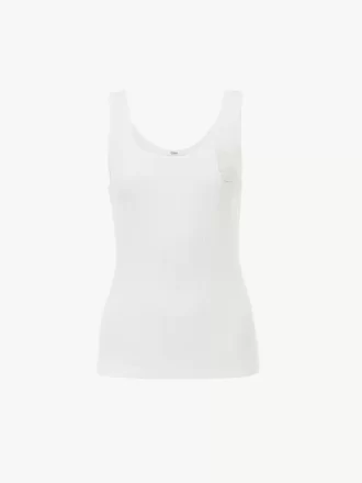 Camiseta de tirantes en jersey de algodón
