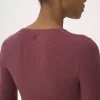 Camiseta henley de punto de lana merino Camiseta henley de punto de lana merino