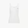 Camiseta sin mangas con logotipo en jersey Camiseta sin mangas con logotipo en jersey