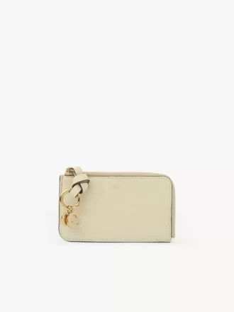 Cartera Alphabet en piel efecto cocodrilo