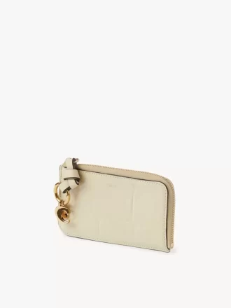 Cartera Alphabet en piel efecto cocodrilo