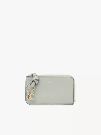 Cartera Alphabet en piel granulada