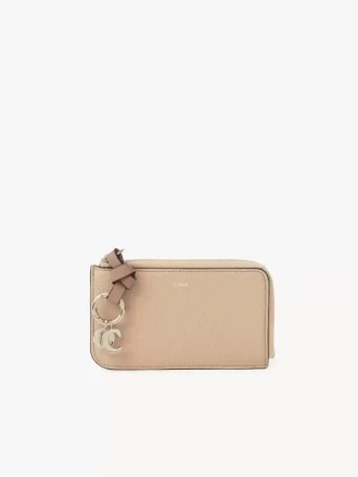 Cartera Alphabet en piel granulada