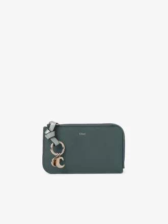 Cartera Alphabet en piel granulada