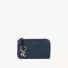 Cartera Alphabet en piel granulada