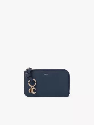 Cartera Alphabet en piel granulada