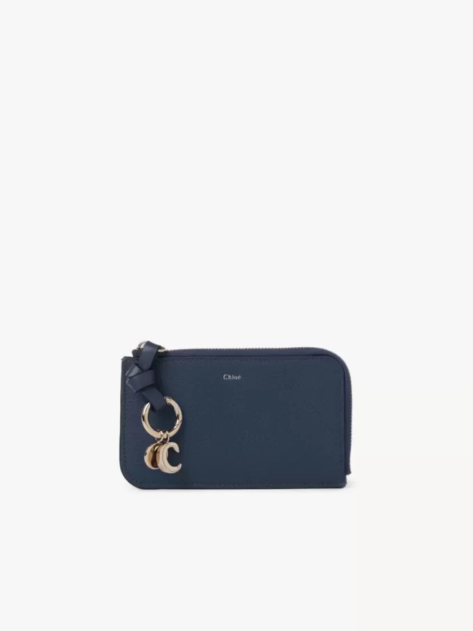 Cartera Alphabet en piel granulada