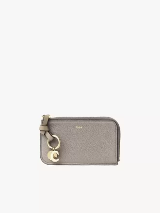 Cartera Alphabet en piel granulada