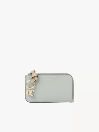 Cartera Alphabet en piel granulada