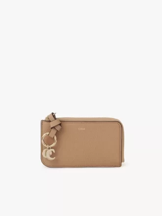 Cartera Alphabet en piel granulada
