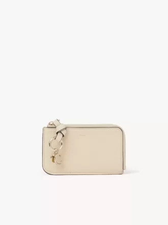 Cartera Alphabet en piel granulada