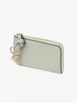 Cartera Alphabet en piel granulada