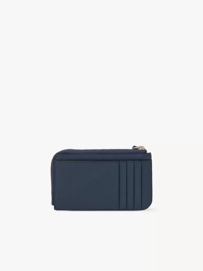 Cartera Alphabet en piel granulada