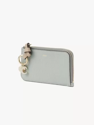 Cartera Alphabet en piel granulada