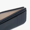 Cartera Alphabet en piel granulada