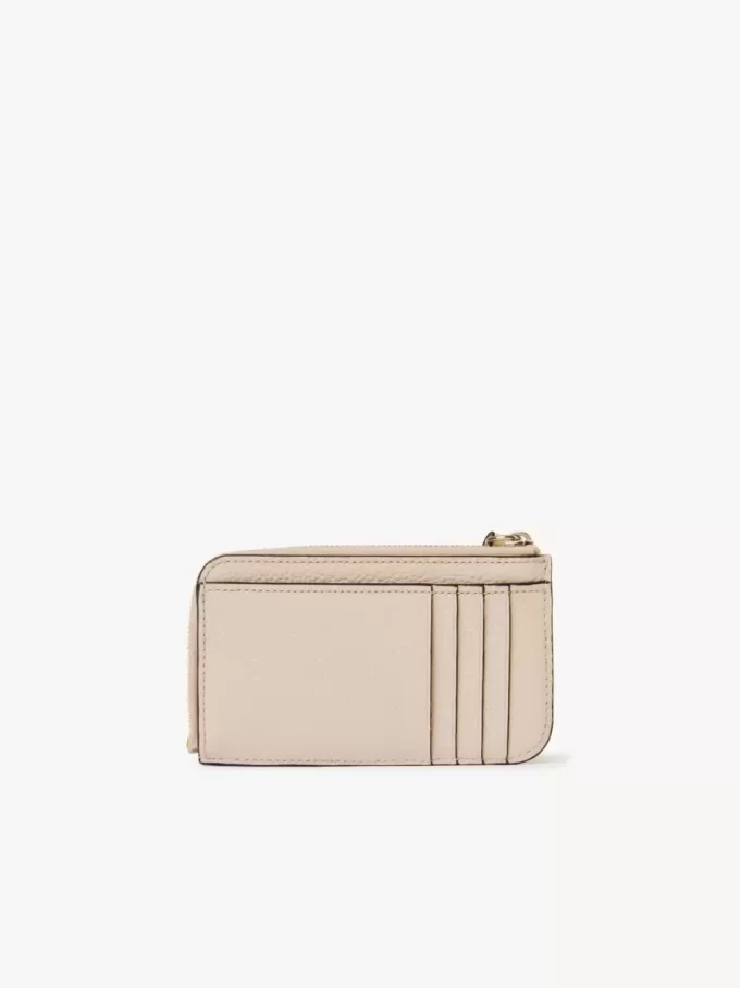 Cartera Alphabet en piel granulada