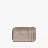 Cartera Alphabet en piel metalizada
