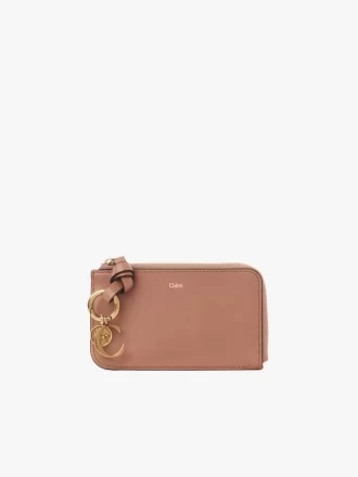 Cartera con alfabeto en piel brillante