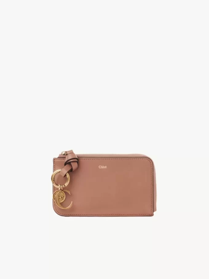Cartera con alfabeto en piel brillante Cartera con alfabeto en piel brillante