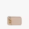 Cartera con alfabeto en piel brillante Cartera con alfabeto en piel brillante
