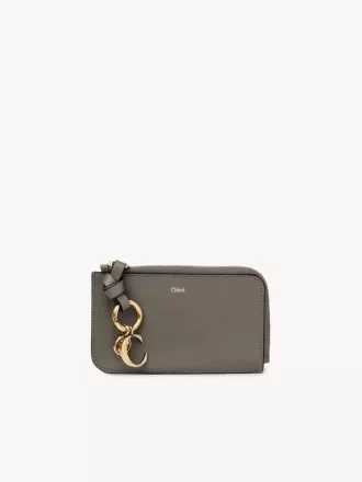 Cartera con alfabeto en piel brillante