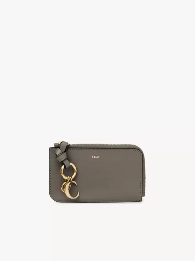 Cartera con alfabeto en piel brillante Cartera con alfabeto en piel brillante