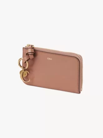 Cartera con alfabeto en piel brillante