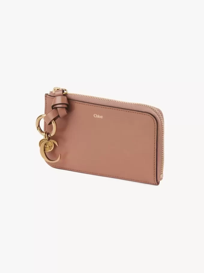 Cartera con alfabeto en piel brillante Cartera con alfabeto en piel brillante