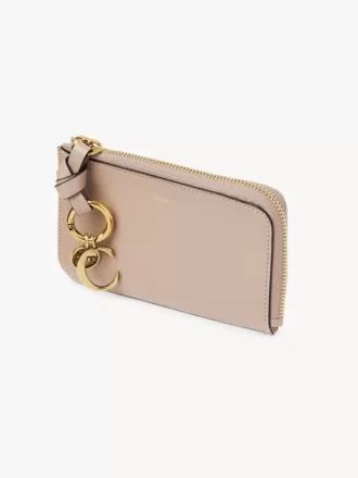 Cartera con alfabeto en piel brillante