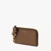 Cartera con alfabeto en piel brillante