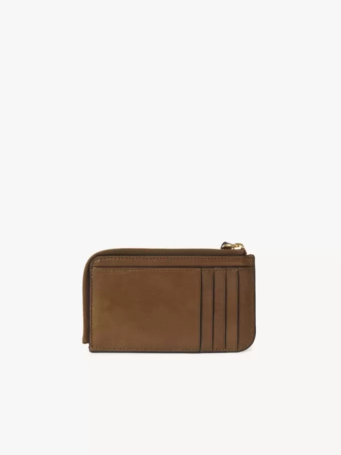 Cartera con alfabeto en piel brillante