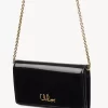 Cartera con solapa y cadena Chloé Iconic en charol