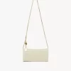 Cartera con solapa y cadena Chloé Spin en piel granulada