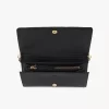 Cartera con solapa y cadena Chloé Spin en piel granulada