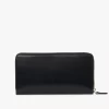 Cartera larga con cremallera Chloé Iconic en piel brillante