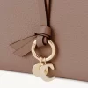 Cartera plegable Alphabet en piel granulada