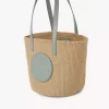 Cesta grande para medallas de caballo en fibras naturales