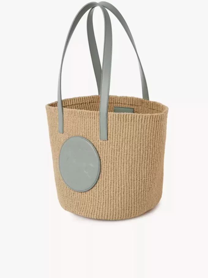 Cesta grande para medallas de caballo en fibras naturales