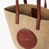 Cesta grande para medallas de caballo en fibras naturales