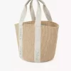 Cesta grande Woody en fibras naturales