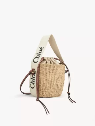 Cesta pequeña Woody en fibras naturales