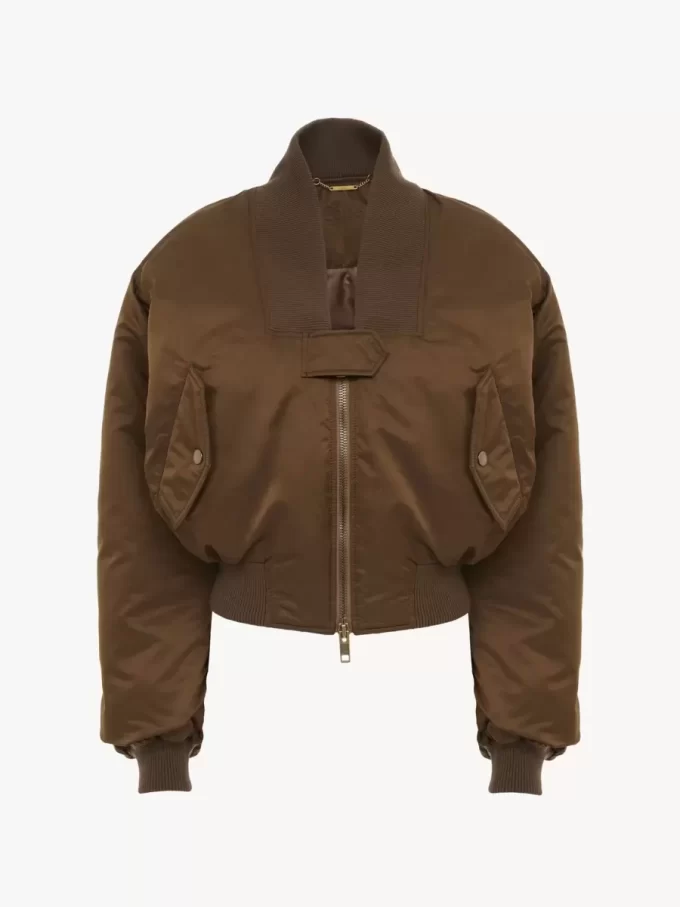 Chaqueta bomber de nailon