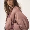 Chaqueta bomber de nailon